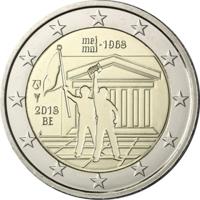 Belgique 2 Euro 2018 - Manifestations étudiantes à Louvain – Mai 1968