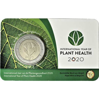 Belgique - Carte de 2 euros 2020 - Année internationale de la santé des végétaux