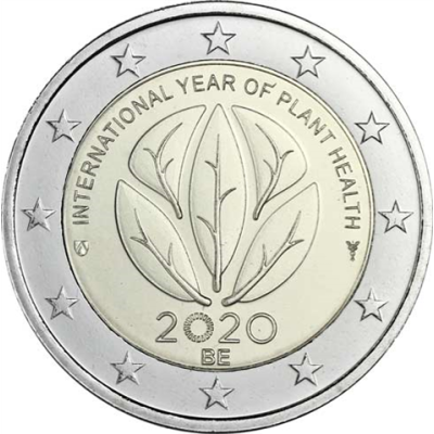 Belgique 2 Euro 2020 Année internationale de la santé des végétaux