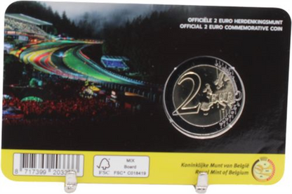 Belgique 2 Euro 2025 CoinCard Circuit de Spa-Francorchamps F1