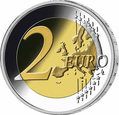 Allemagne 2 Euro 2015 PP 30 ans du drapeau européen