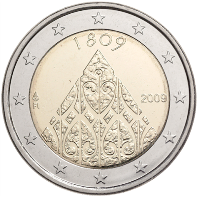Finlande 2 Euro 2009 - 200 ans d'autonomie