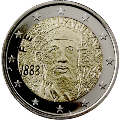 Finlande 2 Euro 2013 BE Frans Eemil Sillanpää