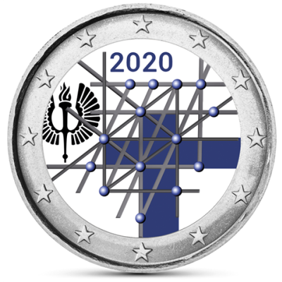 Finlande 2020 2 euros - Pièce de couleur Université de Turku
