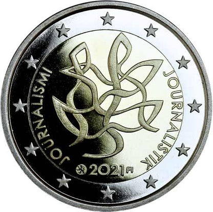 Finlande 2 Euro 2021 PP Journalisme dans une étude de cas
