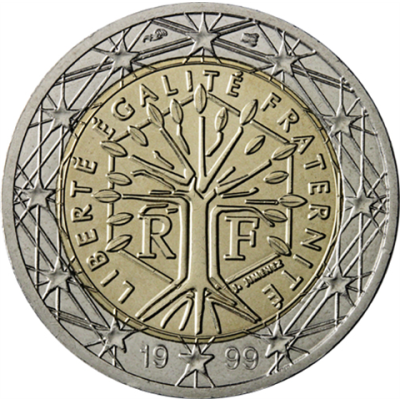 France 2 Euro 1999 Arbre de Vie – Liberté, Égalité, Fraternité
