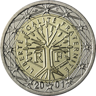 France 2 Euro 2001 Arbre de Vie – Liberté, Égalité, Fraternité