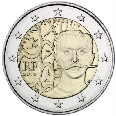 France 2 Euro 2013 - Baron Pierre de Coubertin