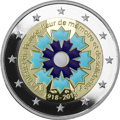 France 2 Euro 2018 PP - Symbole national : bleuet