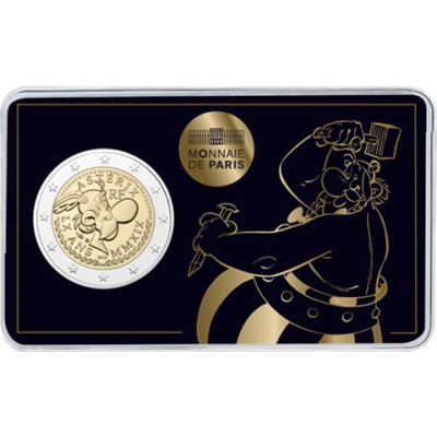 France 2 Euros 2019 Carte à pièces n° 2 – Obélix – 60 ans d'Astérix