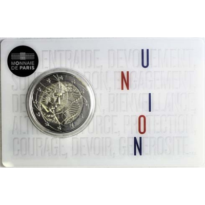 France 2 Euro 2020 CoinCard 3 - Recherche médicale - Communauté