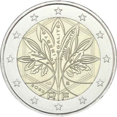 France 2 Euro 2023 Arbre de Vie - Liberté, Égalité, Fraternité