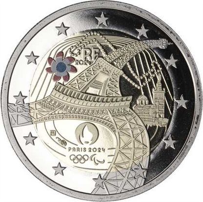 France 2 Euro 2024 PP Tour Eiffel - Paris 2024