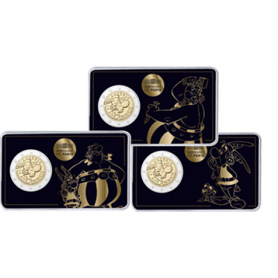 France 3 x 2 Euro 2019 - Astérix Idéfix Obélix - Coincards