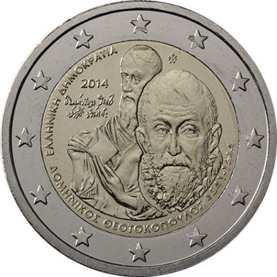 Grèce 2 euros 2014 bfr. "le Greco"