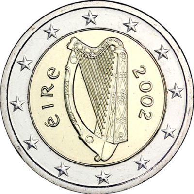 Irlande 2 Euro 2002 – Harpe celtique