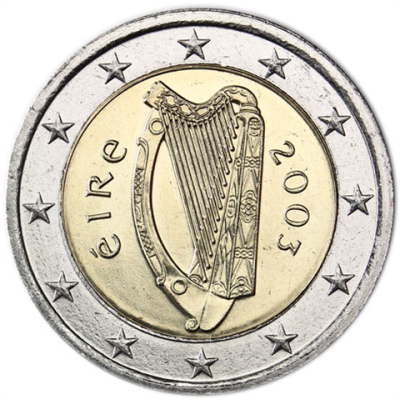 Irlande 2 Euro 2003 – Harpe celtique