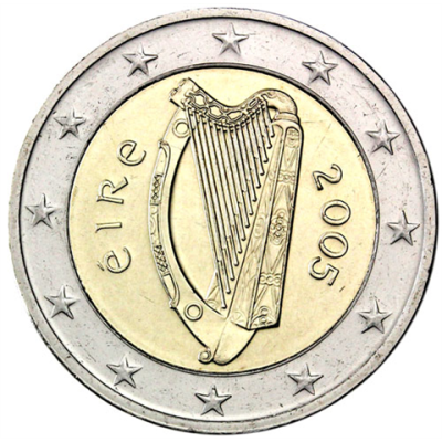 Irlande 2 Euro 2005 - Harpe celtique