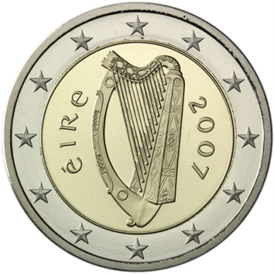 Irlande 2 Euro 2007 – Harpe celtique
