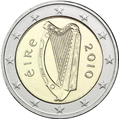Irlande 2 Euro 2010 - Harpe celtique