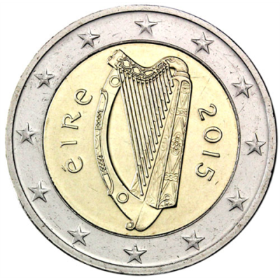 Irlande 2 Euro 2015 - Harpe celtique