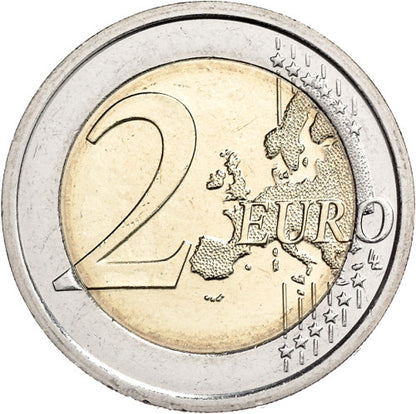Italie 2 Euro 2009 bfr. Braille Louis Braille