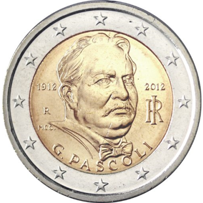 Italie 2 Euro 2012 bfr. Giovanni Pascoli