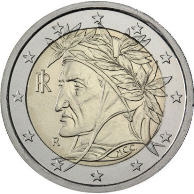 Italie 2 Euro 2013 bfr. Dante Alighieri