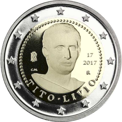 Italie 2 Euro 2017 Épreuve « 2000e anniversaire de la mort de Tite-Live »