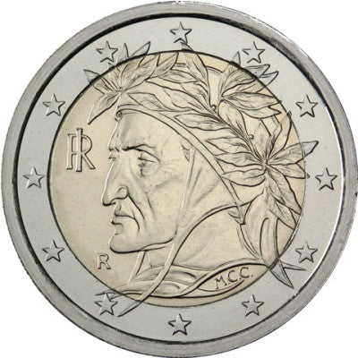 Italie 2 Euro 2018 bfr. Dante Alighieri
