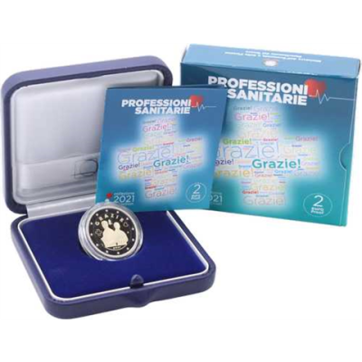 Italie 2 Euro 2021 PP - Merci - Personnel médical