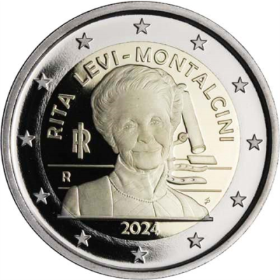 Italie 2 Euro 2024 BE Rita Levi-Montalcini