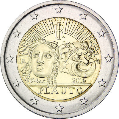 Italie Pièce de 2 euros 2016 bfr. Tito Maccio Plauto