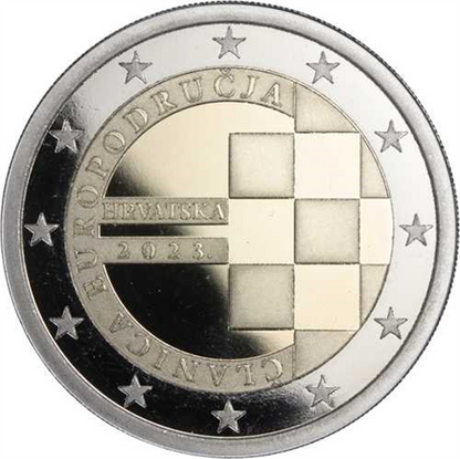 Croatie 2 Euro 2023 PP Introduction de l'Euro