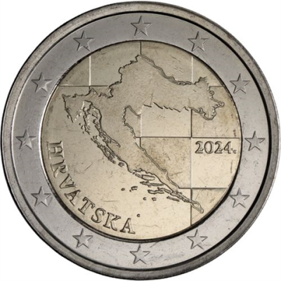 Carte silhouette de la Croatie pour l'Euro 2024 sur fond de damier