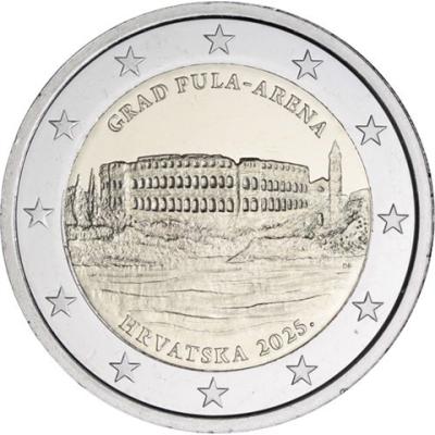 Croatie 2 Euro 2025 Pula Arena - Villes croates