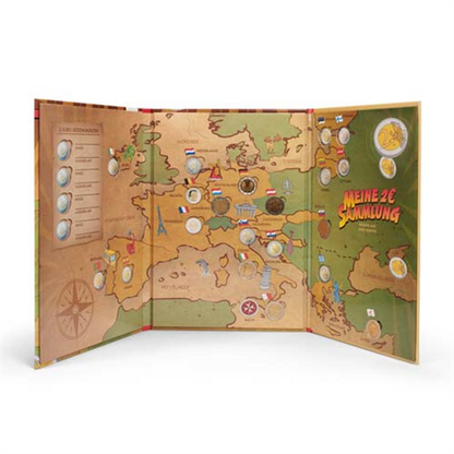 LEUCHTTURM Presso Album numismatique Enfants pour 19 x 2 pièces en euros