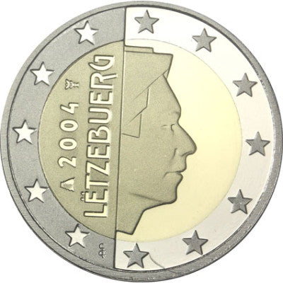 Luxembourg 2 euros 2004 bfr. Grand-Duc Henri Ier.