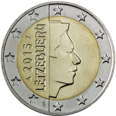 Luxembourg 2 Euro 2015 bfr Grand-Duc Henri Ier.
