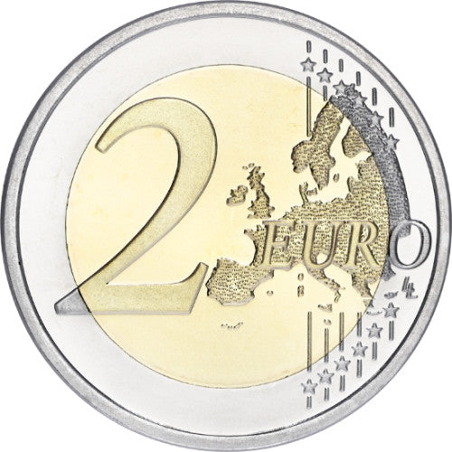 Luxembourg 2 Euro 2017 bfr 50 ans de service militaire volontaire en couleur