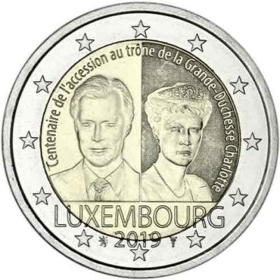 Luxembourg 2 Euro 2019 bfr. Grande-Duchesse Charlotte