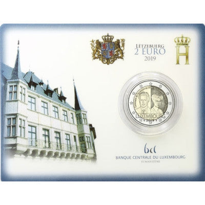 Luxembourg 2 Euro 2019 Grande-Duchesse Charlotte en Coincard