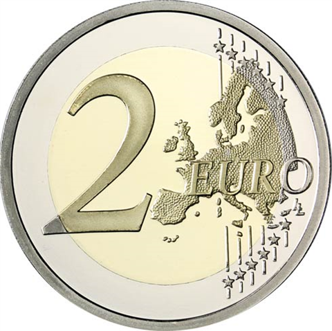 Luxembourg 2 Euro 2020 - Pièce photo - Naissance du prince Charles Jean