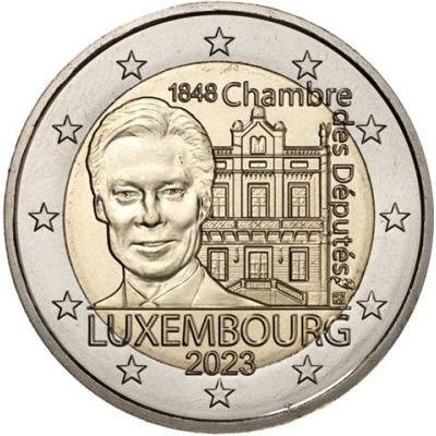 Luxembourg 2 Euro 2023 Chambre des députés