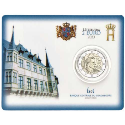 Luxembourg 2 Euro 2023 Comité Olympique Mzz. Cornucopia en Coincard