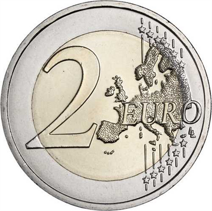 Luxembourg 2 euros 2024 Guillaume II Marque d'atelier Corne d'abondance