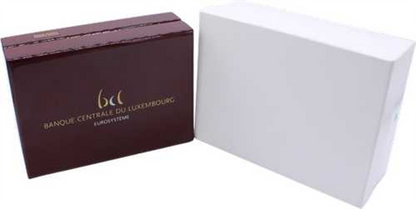 Luxembourg 6×2 Euro Proof 2009-2012 – pièces commémoratives dans un coffret de luxe avec certificat