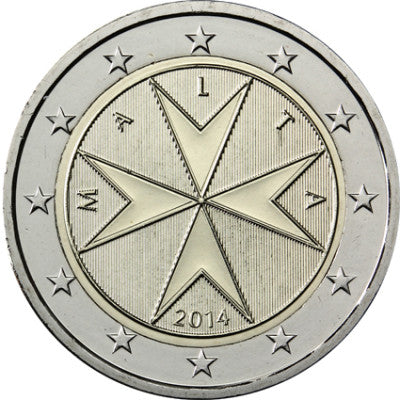 Malte 2 Euro 2014 Croix de Malte