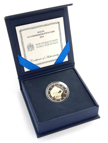 Malte 2 Euro 2014 PP - Indépendance