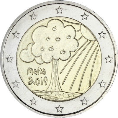 Malte 2 Euro 2019 bfr. Nature et Environnement - Série : Des enfants solidaires